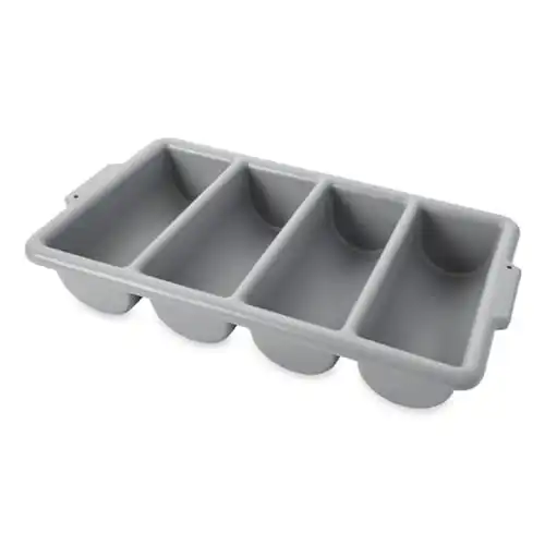 Rubbermaid 4-Compartment Plastic Cutlery Bin