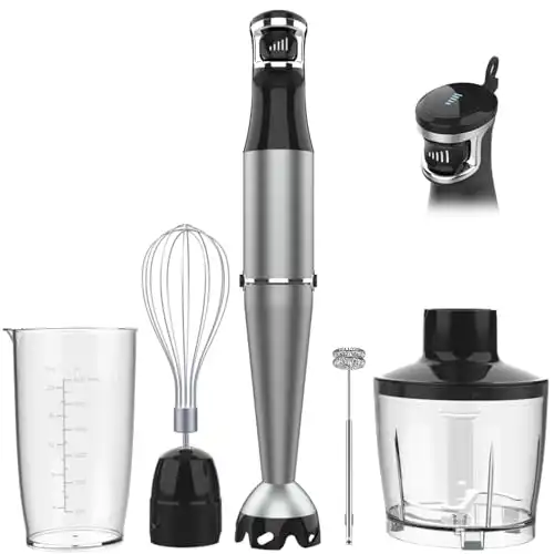 Immersion Blender Handheld Corded Hand Blender 1100W