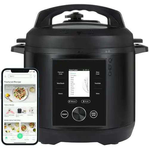 CHEF iQ Smart Pressure Cooker 10 Cooking Functions & 18 Features