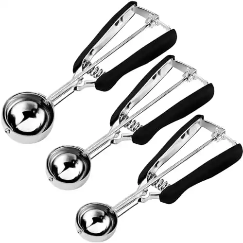 Cookie Scoop Set, 3 Sizes Stainless