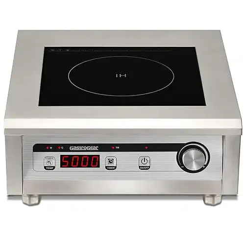 5000W Commercial Induction Cooktop, 220V