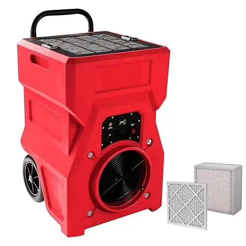 MOUNTO 1000CFM Air Purifier, Red