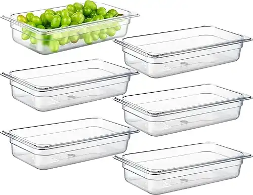 CURTA 6-Pack NSF Food Pans