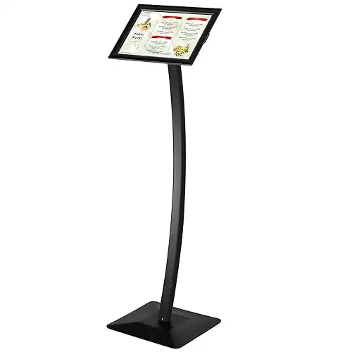 Curved Menu Board Stand