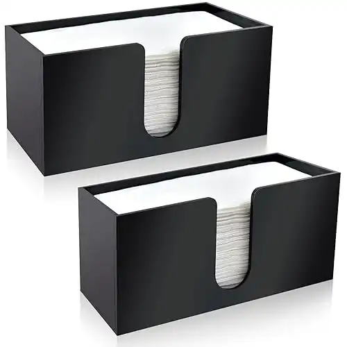 Black Acrylic Napkin Dispenser