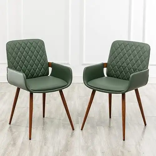 LUNLING Faux Leather Chairs