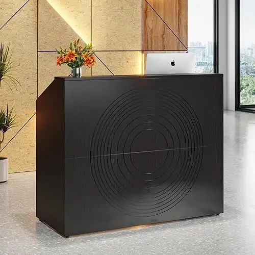 Tribesigns Reception Desk with Counter